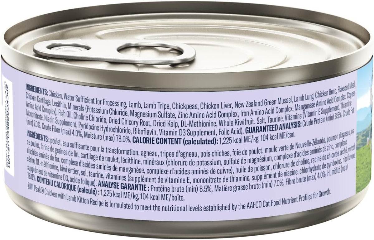 Peak Can Chicken with Lamb Recipe for Kittens