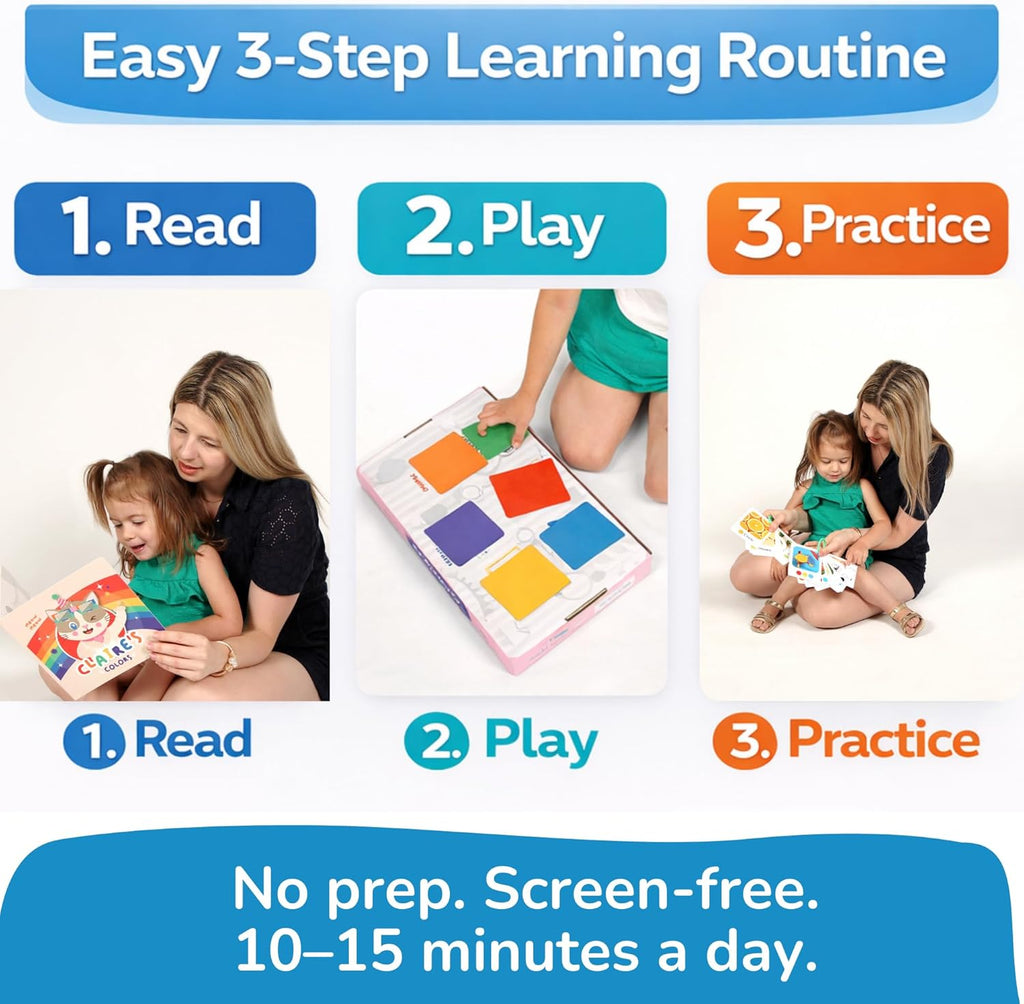 Books, Toddler Flash Cards, and Puzzles – Educational Toys and Birthday Gifts for 1, 2, 3 Year Old Girl, Preschool