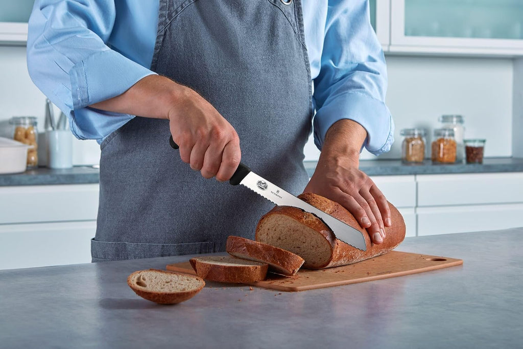 Swiss Army 8" Serrated Bread Knife with Fibrox Handle, 47549