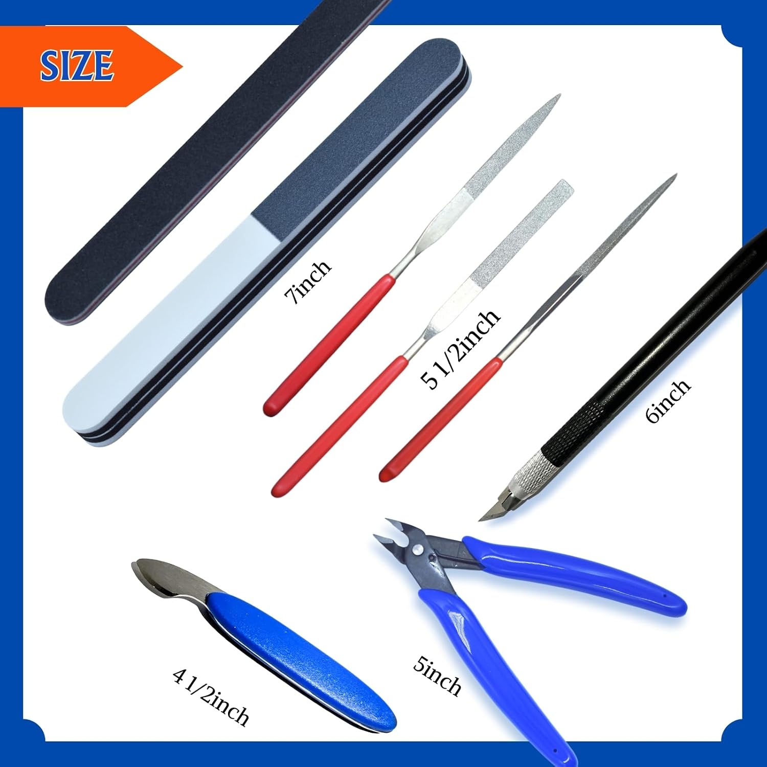 Gundam Model Tool Kit, 28pcs Hobby Building Tool Set, Modeler Basic Tools Craft Set for Cars, Airplanes, Buildings