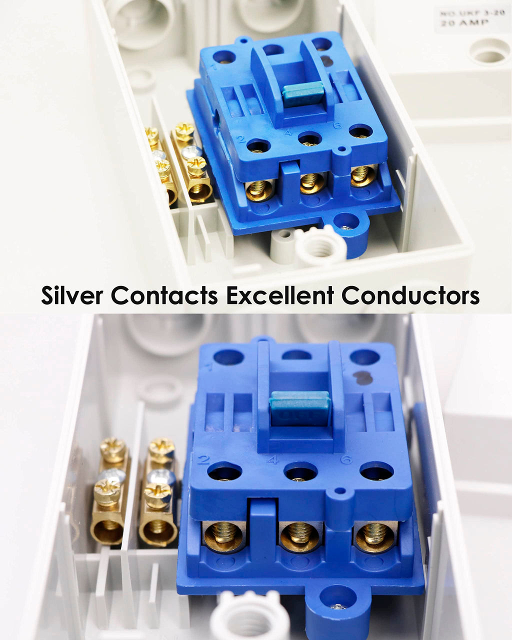 Enclosed Motor Disconnect Switch 63A 440V AC,3 Pole Safety Isolation Switch