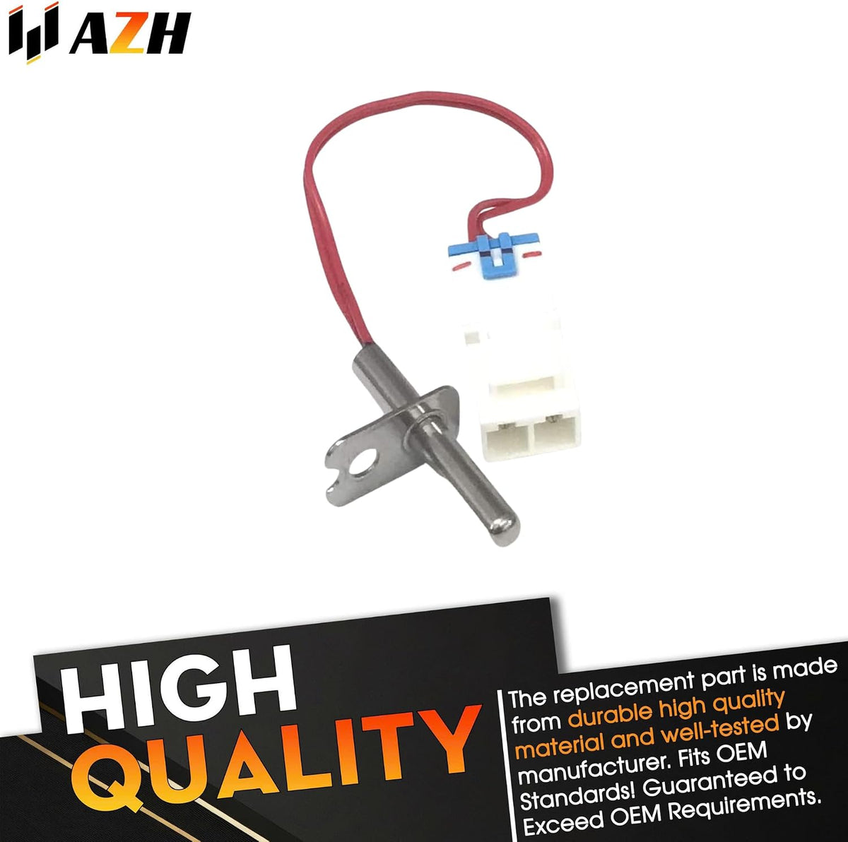 Thermistor Replacement For LG DLE5977WM DLE6942W DLE6977S DLE6977W DLE7000W DLE7050V DLE7060VE DLE7060WE DLE7100W DLE7177RM DLE7177SM Dryer
