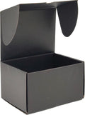 12x9x6 Shipping Boxes Black Mailer Corrugated Cardboard Box Set of 15