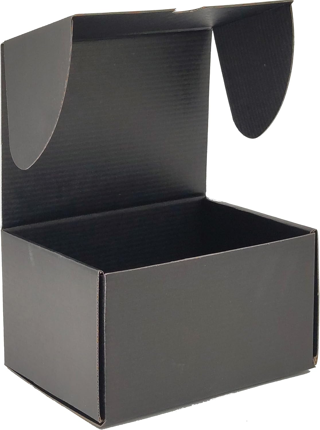 12x9x6 Shipping Boxes Black Mailer Corrugated Cardboard Box Set of 15