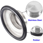 Garbage Disposal Stopper, 3.35 inch Kitchen Sink Stopper, Stainless Steel Universal Garbage Disposal Sink Drain Plug Cover for Insinkerator, Kitchenaid, Kohler, Waste King