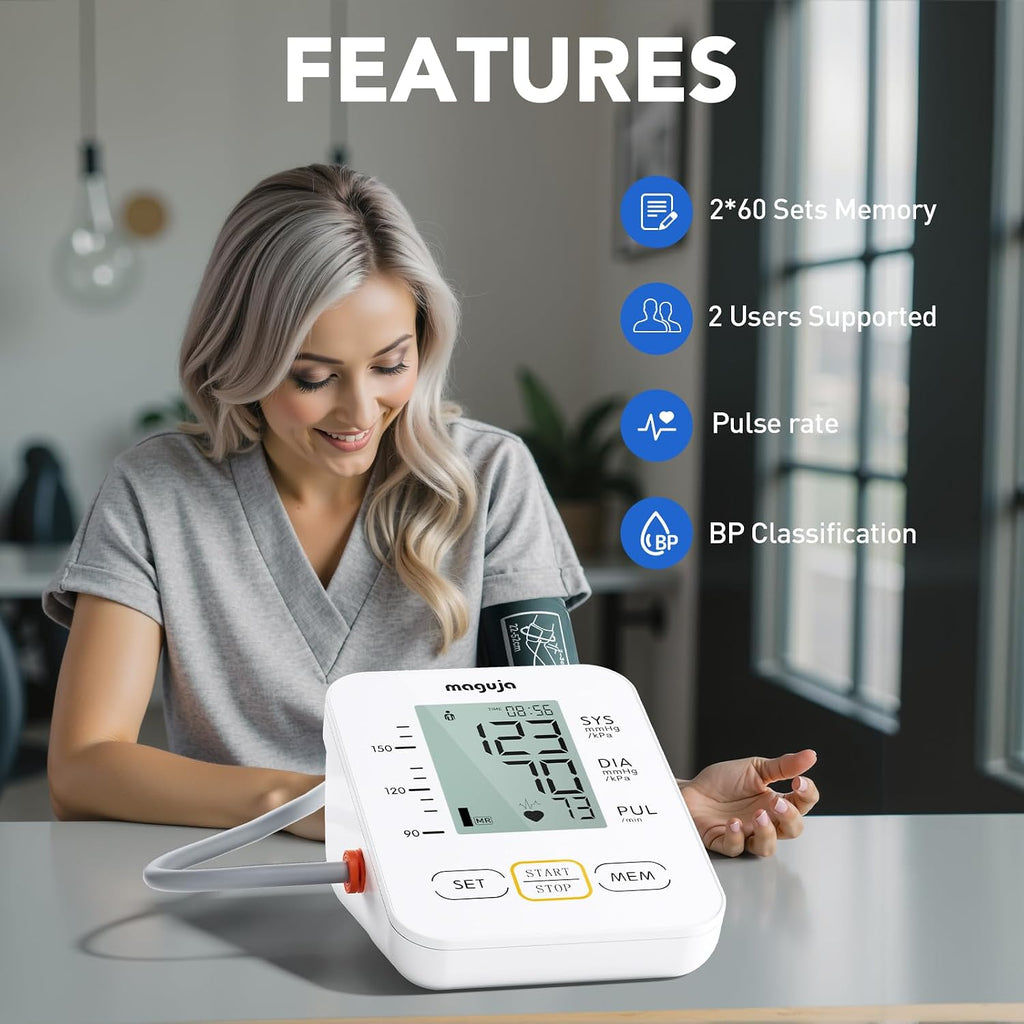 Blood Pressure Monitors with Large Blood Pressure Cuff for Home Use