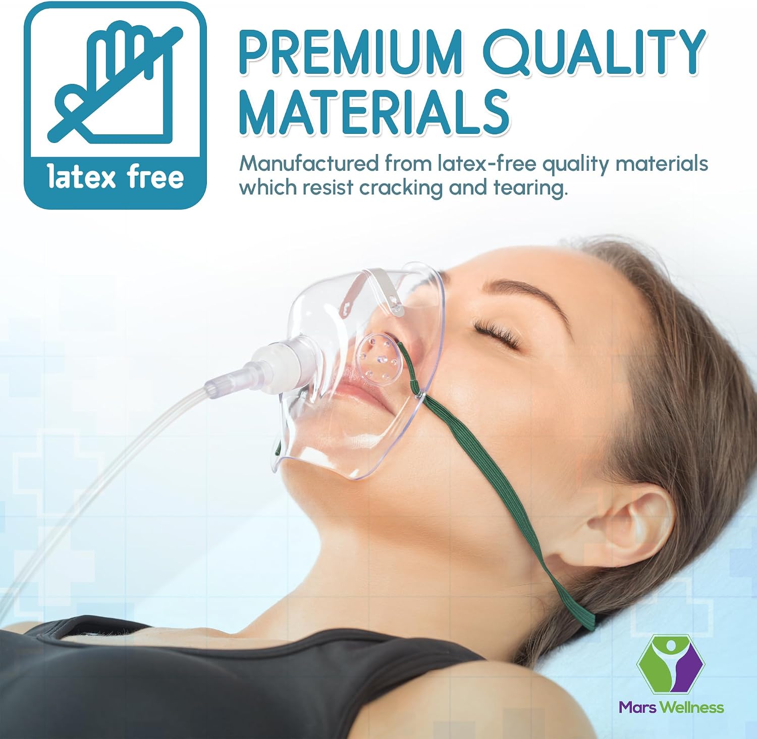 Oxygen Tubing - Clear Crush Resistant Oxygen Tubes - 7 Foot