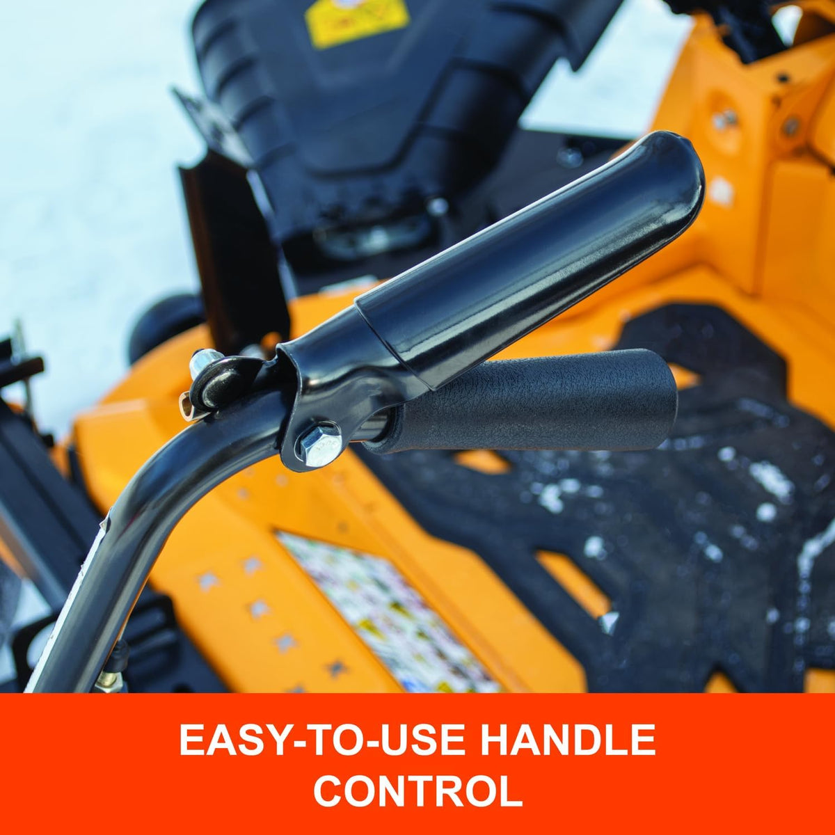 60 in Snow Blade for Zero Turn Lawn Mowers, Adjustable Left Center Right Angling, Heavy-Duty 14 Gauge Steel Construction