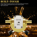 12V Oil Transfer Pump, 3.2 GPM 84W Self‑Priming Gear Pump, Fluid Extractor