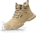 Steel Toe Boots for Men Lightweight Men's Safety Work Boots | Impact-Resistant,Puncture-Resistant Safety