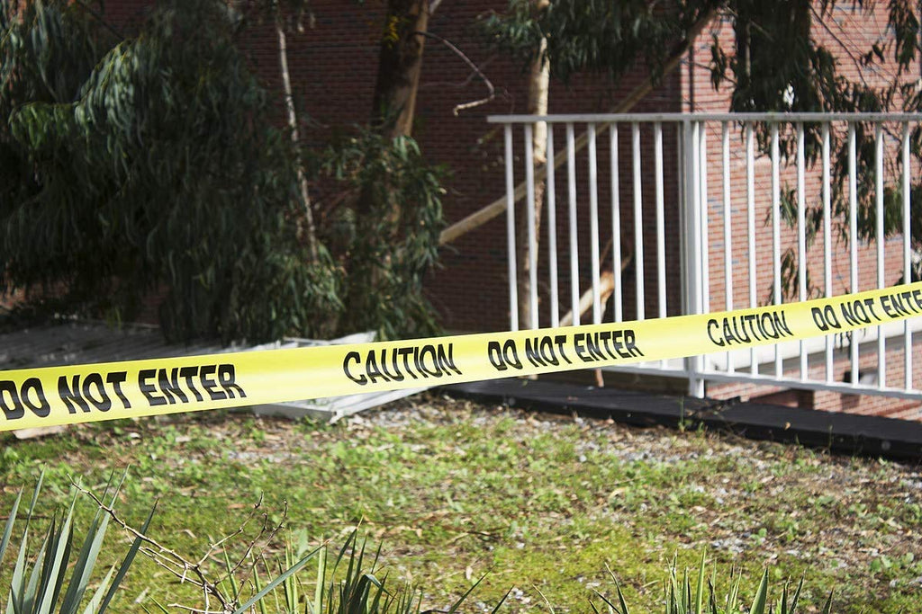 Yellow Caution Tape Roll Do Not Enter, Halloween Caution Tape 3” X 330 Feet - Safety Barrier Hazard Warning Barricade