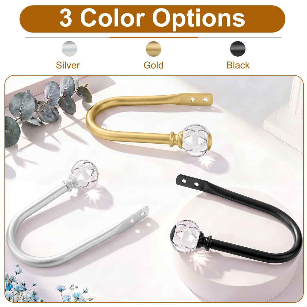 Gold Curtain Holdbacks for Drapes
