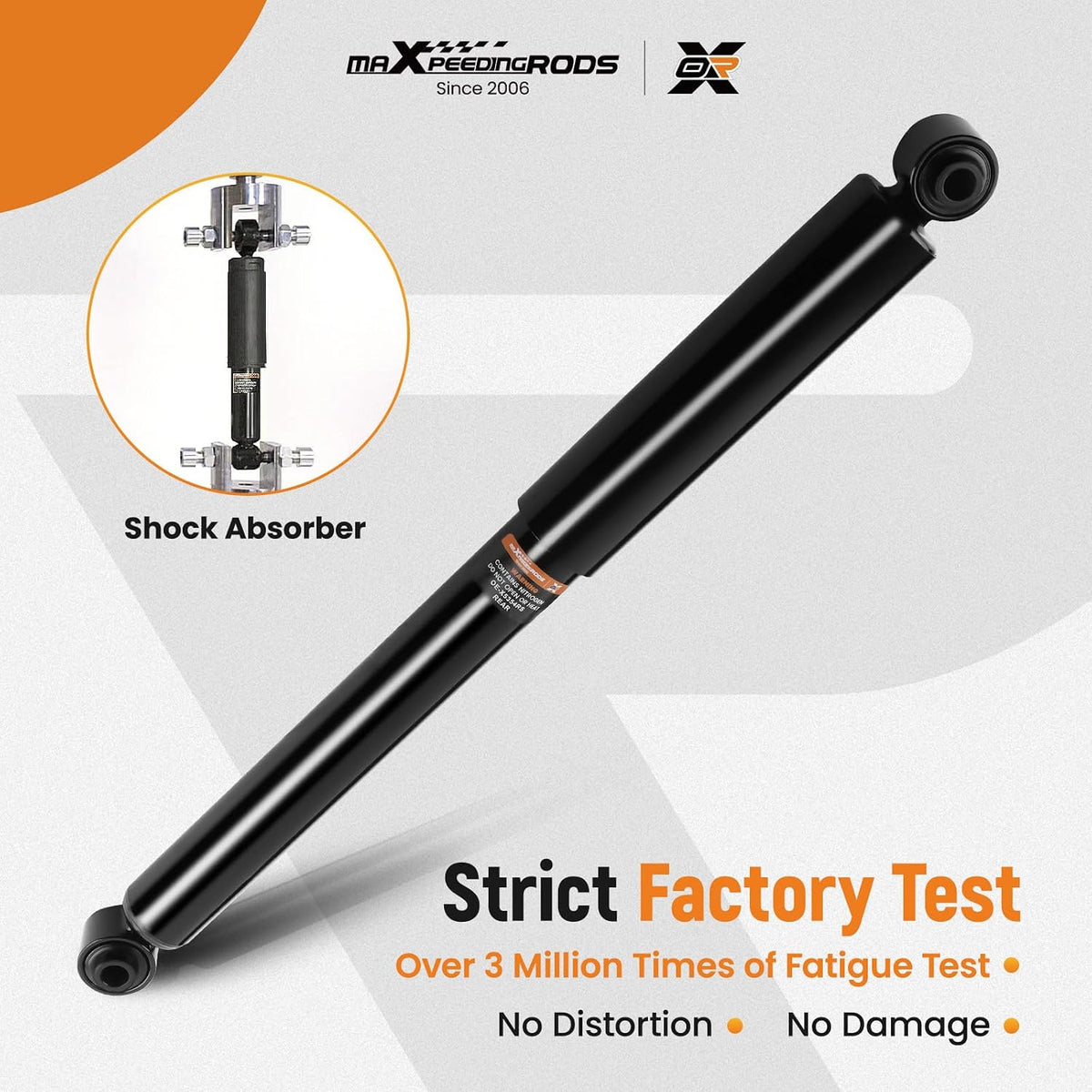 maXpeedingrods 2Pc Rear Shock for Chevy Silverado 1500 1999-2006