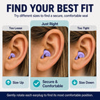 Noise Cancelling Ear Plugs Sleep 33dB NRR Side Sleep Small Ear
