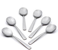 Aptitude Soup Spoons Silverware Set for 6, Flatware