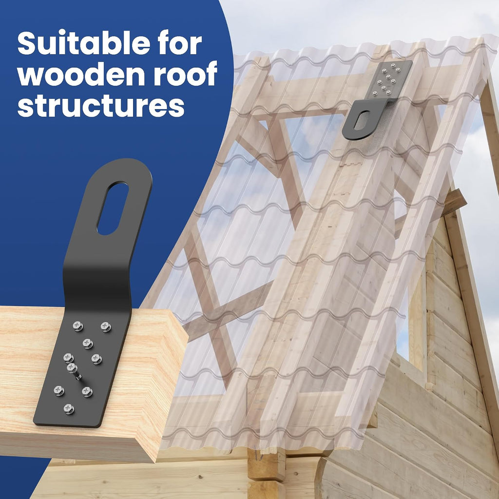 Roof Safety Anchor,Permanent Roof Anchor For Fall Protection Connects To Wood Surfaces,Metal Roofing Anchor Use With