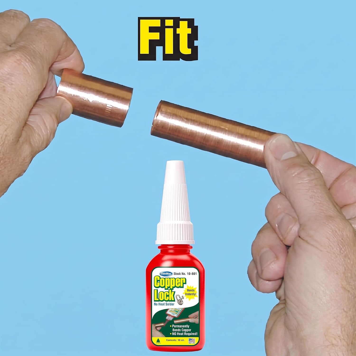 Copper Lock 10 ml No-Heat Liquid Solder, Pipe & Coupling Solder