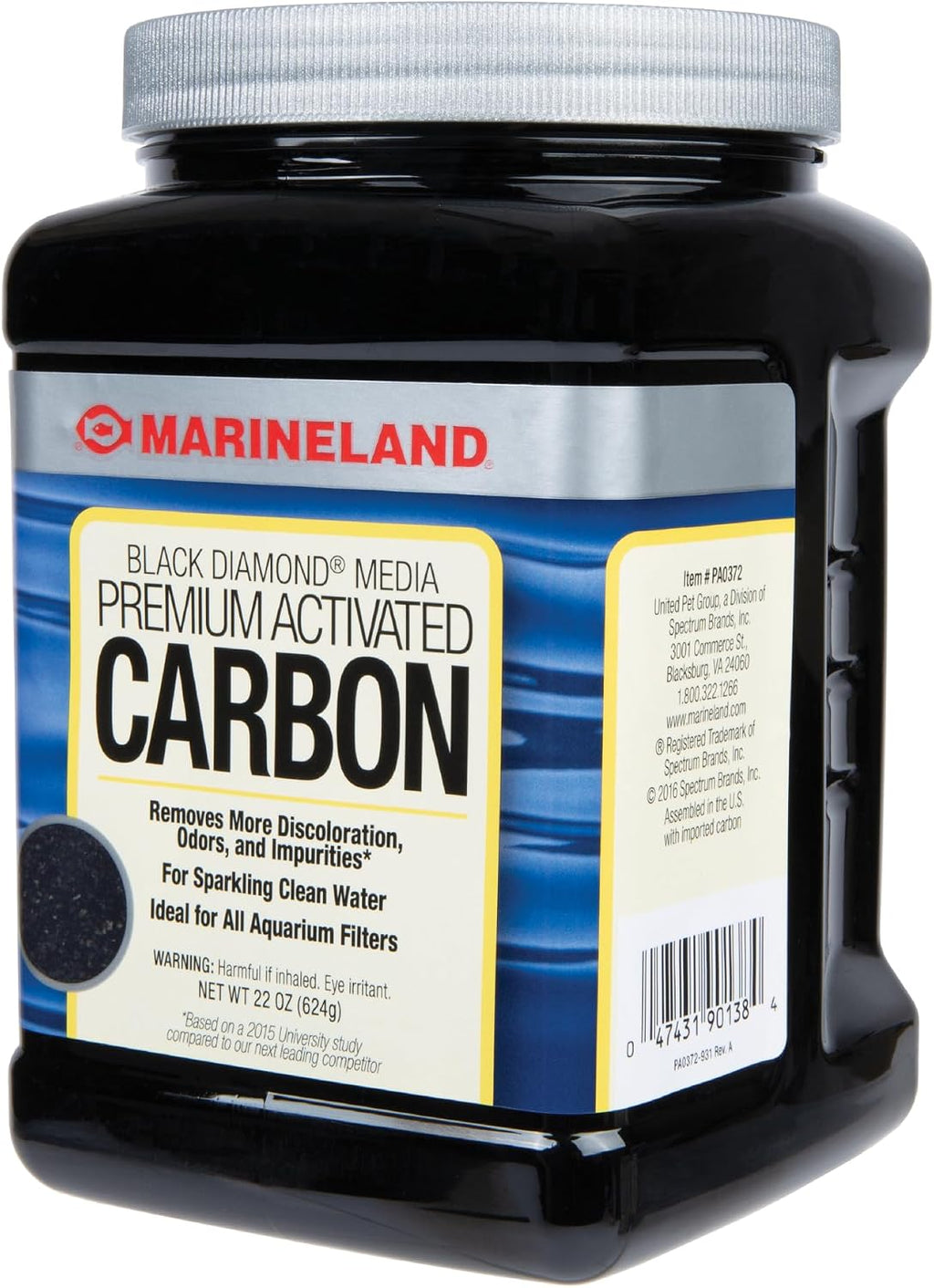 Black Diamond Carbon Filter Media for Aquariums, 22 oz