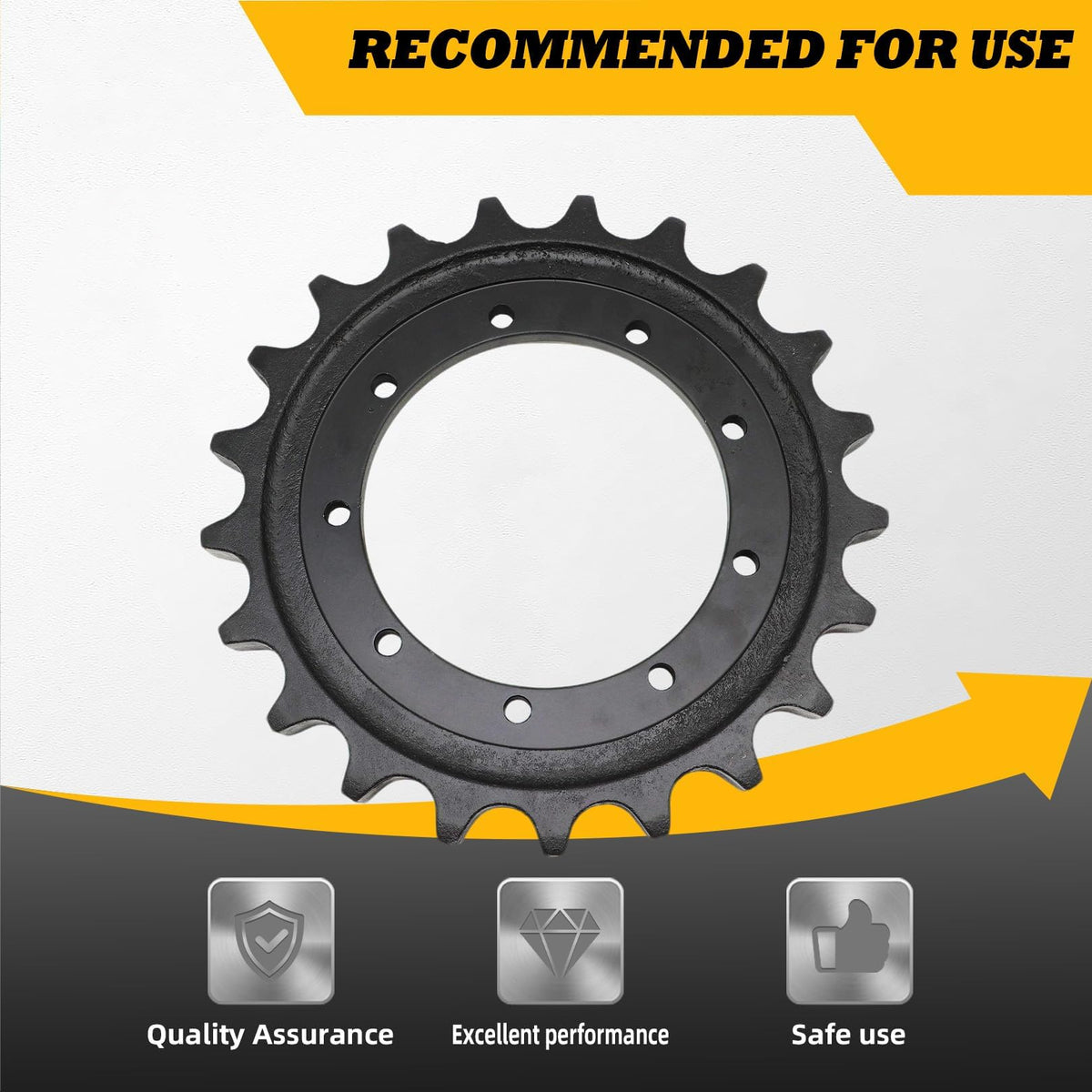Jecoupoon 2039666 Gear Sprocket Compatible with KX71-3 Mini Excavator