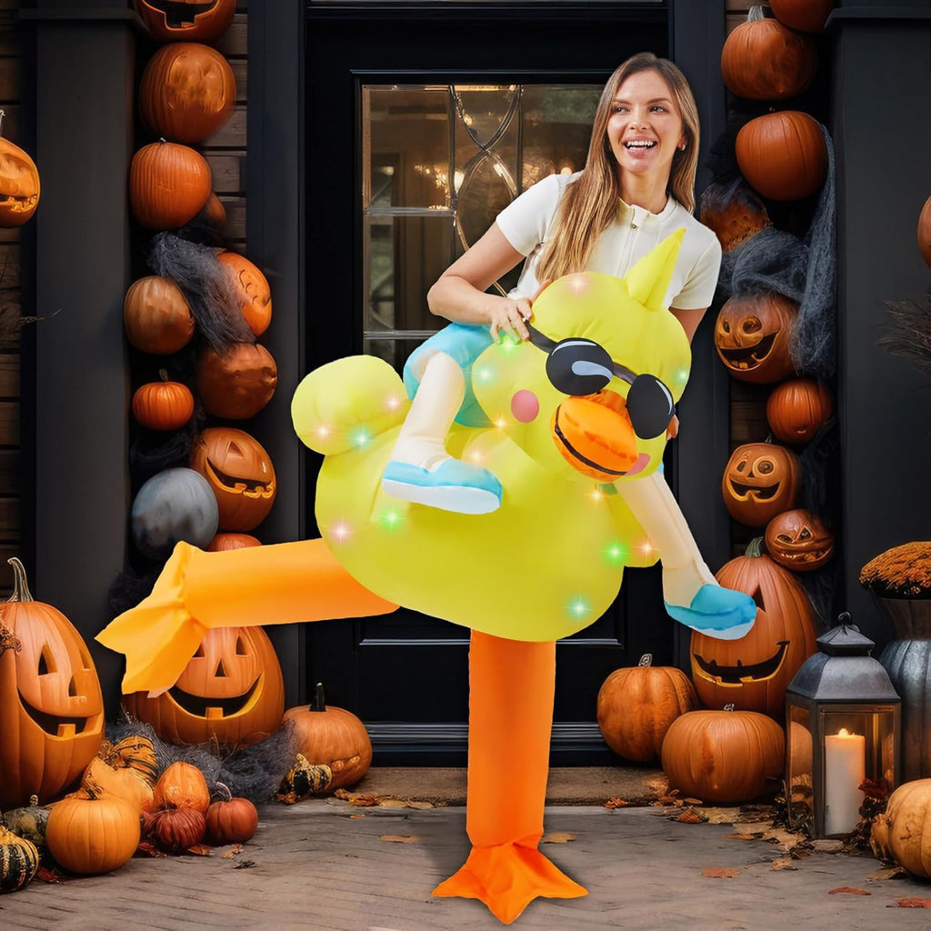 Inflatable Costume Adult With Light Halloween
