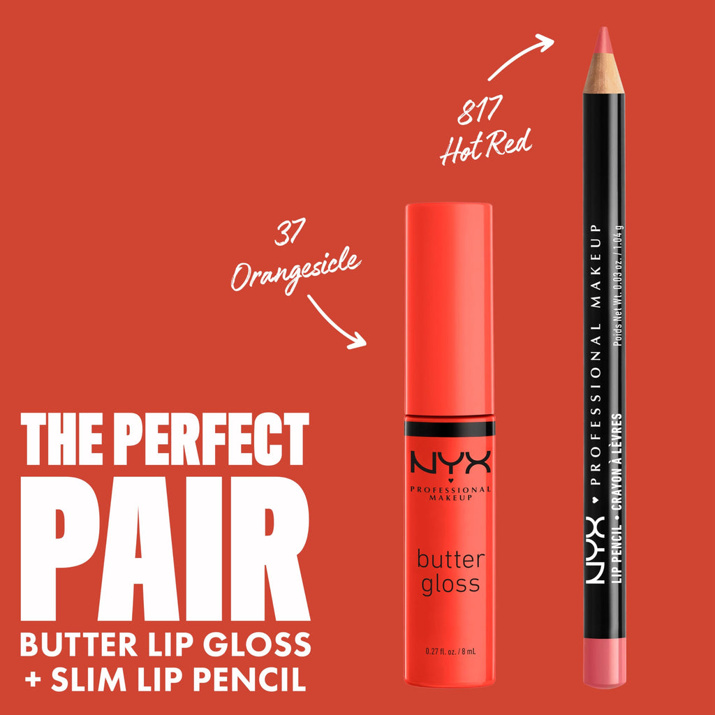 Butter Gloss, Non-Sticky Lip Gloss - Orangesicle (Orange)