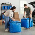 Extra Large Cube Moving Bags (Blue, 19"x19"x19")