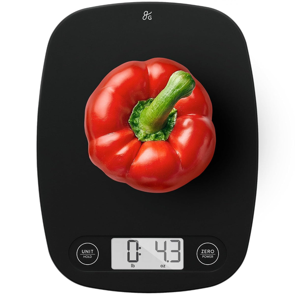 Food Scale, Slim & Compact Build, 1g Precision (Matte Black)