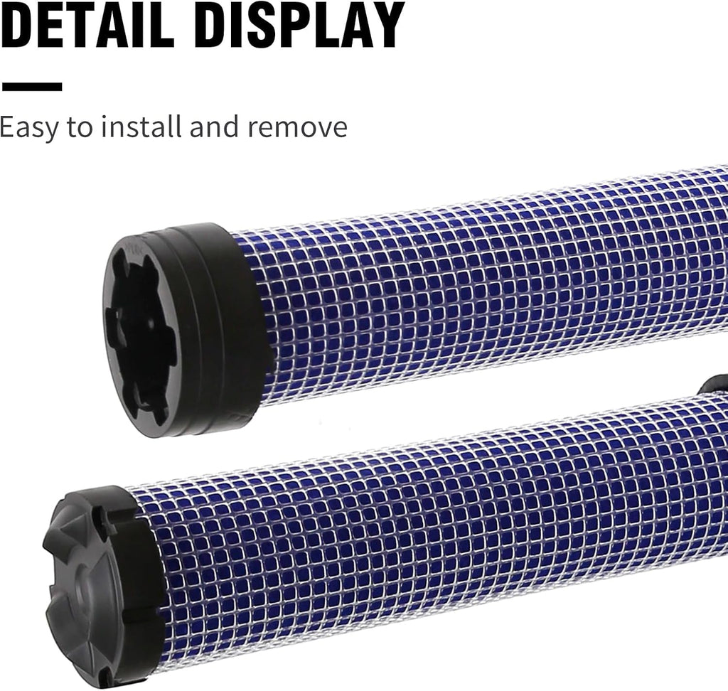 M131802 M131803 Air Filter Kits Inner & Outer Replacement for John Deere 4610 2520 2305 2025R 2032R 3005 4005 4200 4210 4300 2Pcs