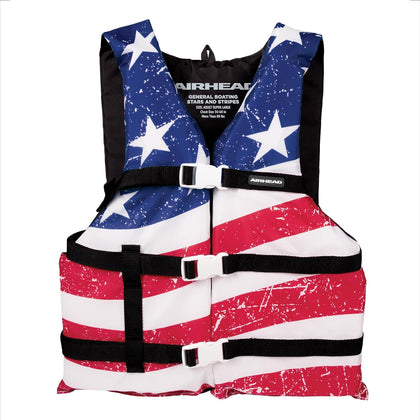 Sportstuff Stars & Stripes Life Jacket for Adults & Kids - USCG Approved Life Vest for Men, Women, Youth & Child