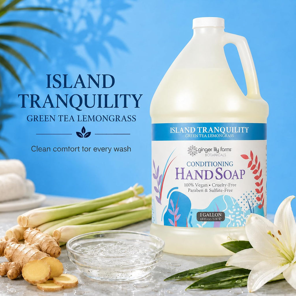 Botanicals Hand Soap, 128oz, Island Tranquility