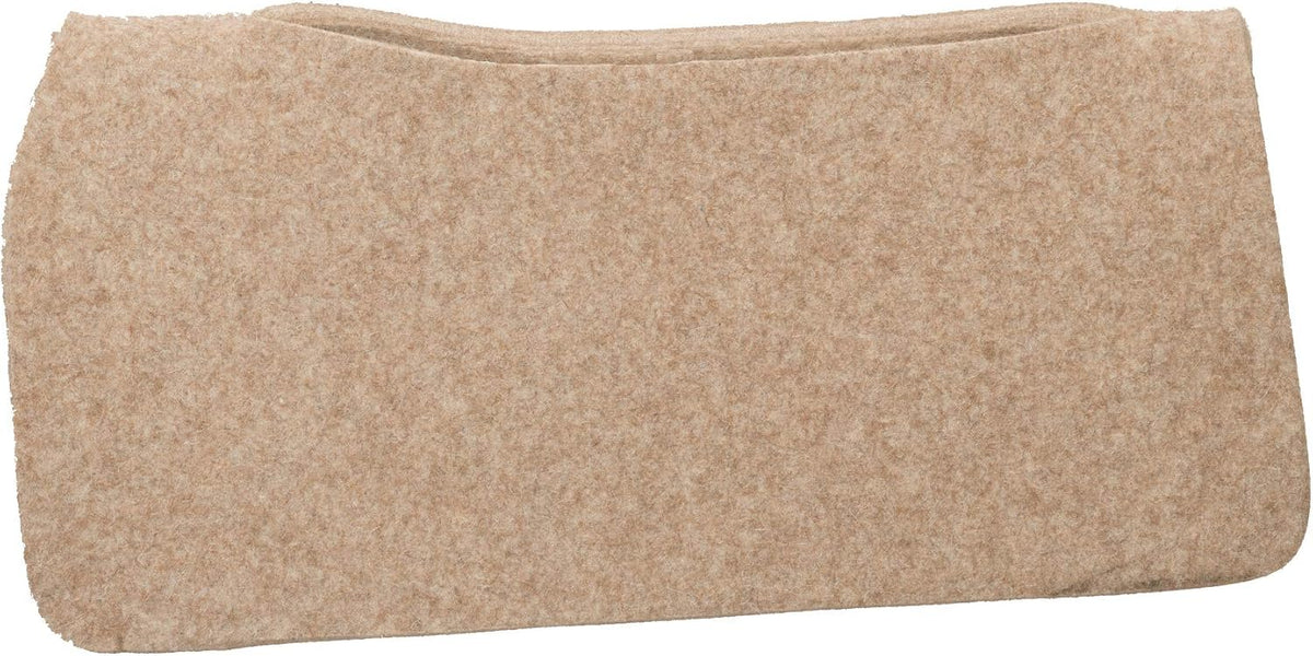 32" x 32" Contoured Wool Blend Felt Horse Saddle Pad Liner, Shock Absorbing Protective Western Saddle Pad, Durable