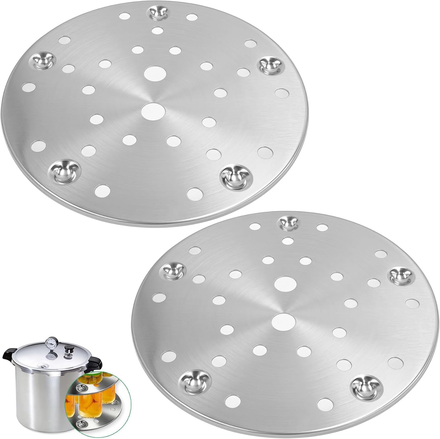 85707 11" Pressure Canner Rack Fit for Presto Pressure Canner 16 -23 Quart