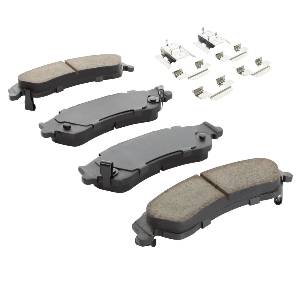 QUALITY-BUILT Premium Ceramic Rear Brake Pads w/Hardware BP0729C