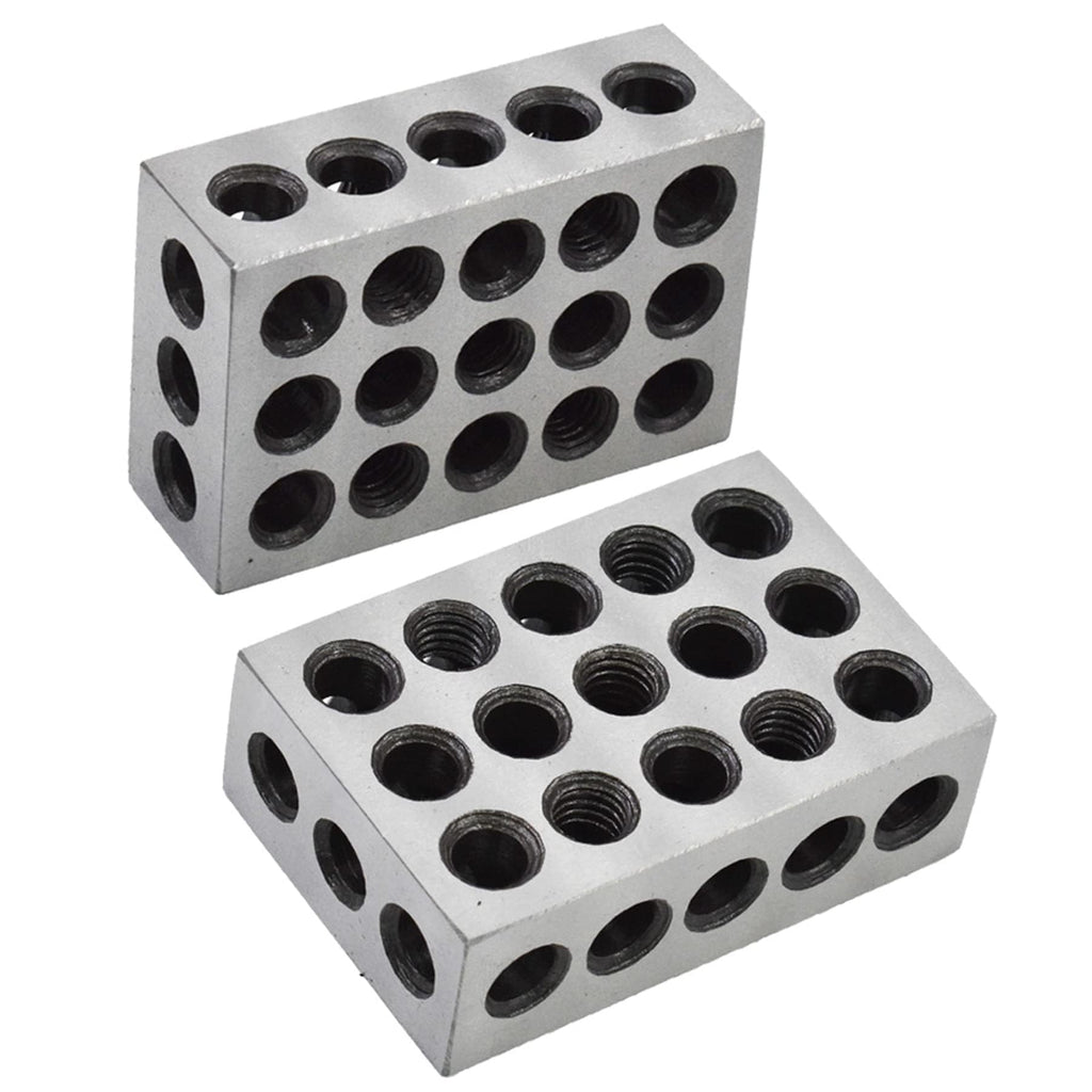 marddpair Parallel Block Set 1 x 2 x 3 Blocks, 23 Holes, 0.0003 Accuracy