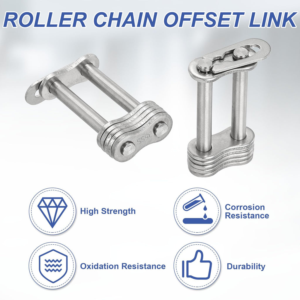 DTGN 2Pcs ANSI #35 Roller Chain Connect Link, 8mm Pitch