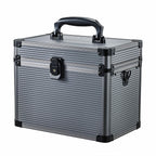 10-inch Lockable Medicine Box with Tray, Medication Lock Box First Aid Box
