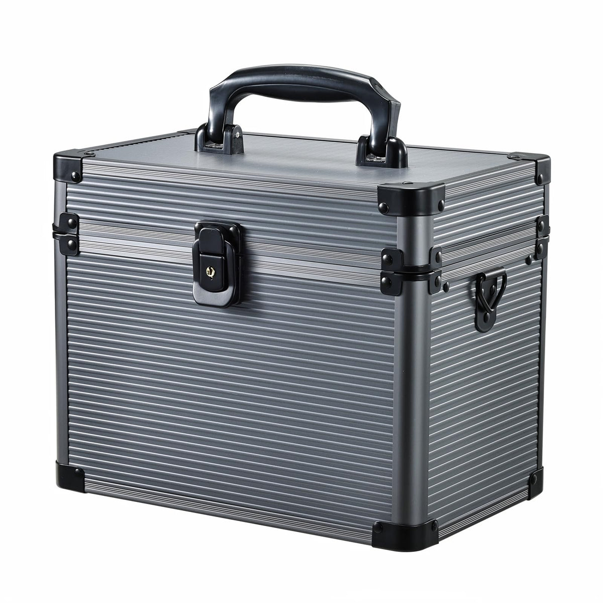 10-inch Lockable Medicine Box with Tray, Medication Lock Box First Aid Box