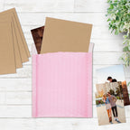 50 Pack 8.5x11 Corrugated Cardboard Sheets, Flat Cardboard Inserts for Shipping, Mailing, Packing, DIY Crafts