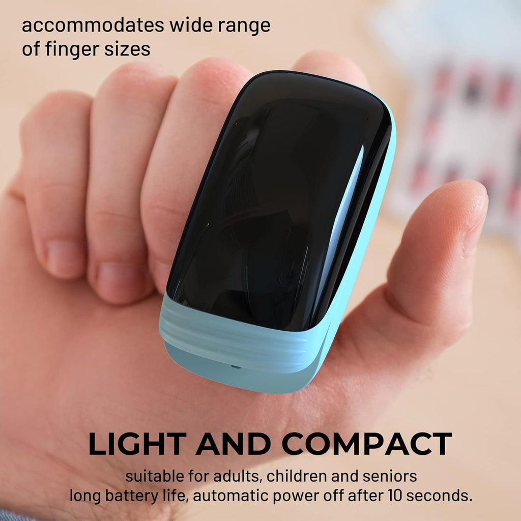 Finger Pulse Oximeter, Fingertip Blood Oxygen Saturation with Pulse Monitor Rechargeable, Accurate Spo2 Reading for