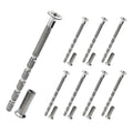BlingKingdom 8 Sets M4 x 60mm Door Handle Screws and Sleeves