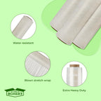 Clear 90 Gauge Stretch Wrap 18''X1500' Per Roll-4 Rolls Included