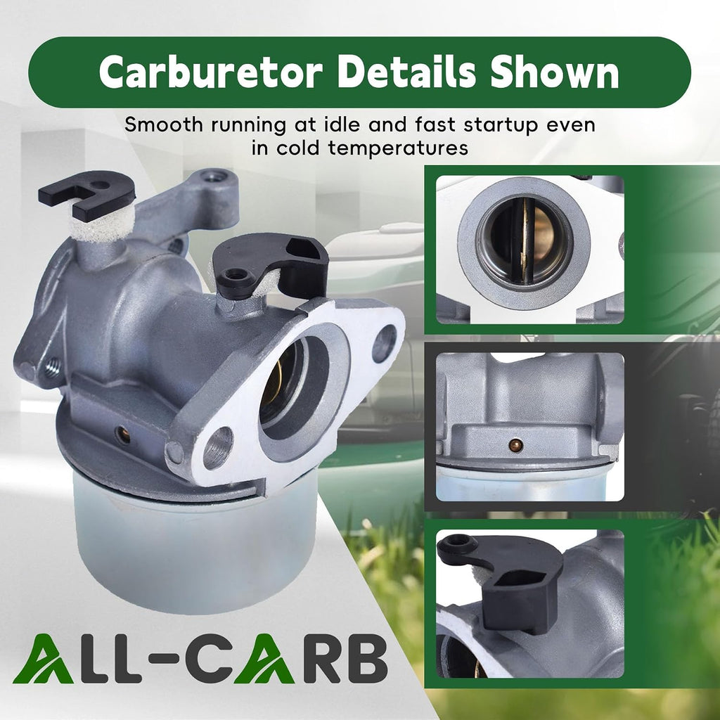 ALL-CARB 799866 Carburetor Replacement for 796707 794304 790845 799871 Replacement for Toro 6.5HP 6.75HP 7.0HP 7.25HP 7.5HP Carb