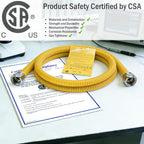 Gas Dryer Connector Kit for Installing Gas Appliance, 48 Inches