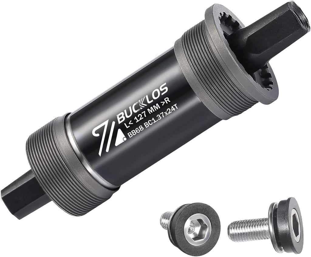 BUCKLOS Bike Square Taper Bottom Bracket - Replacement Bicycle Brackets
