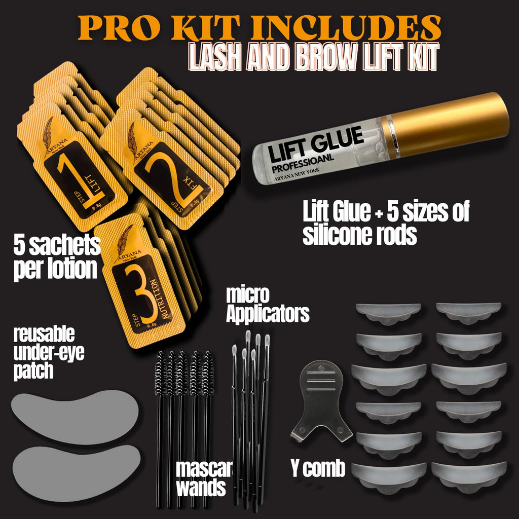Lash Lift And Brow Lamination Kit - Professional Series | New Enhanced Formula