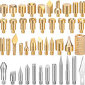 43 Pcs Wood Burning Letters Kit Craft Tools Gift, Different Shape