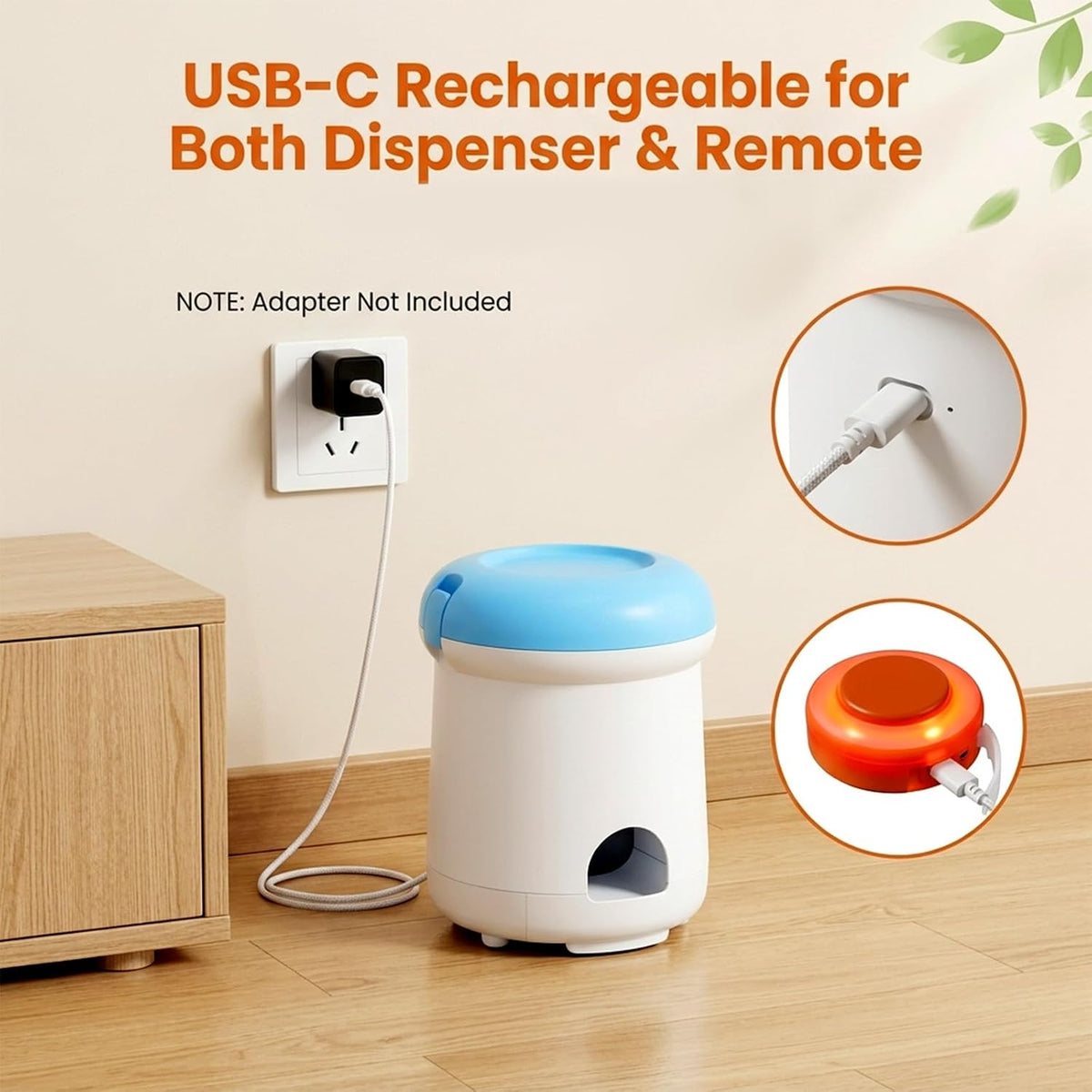Automatic Dog Treat Dispenser, Button-Activated Interactive Dog Toy
