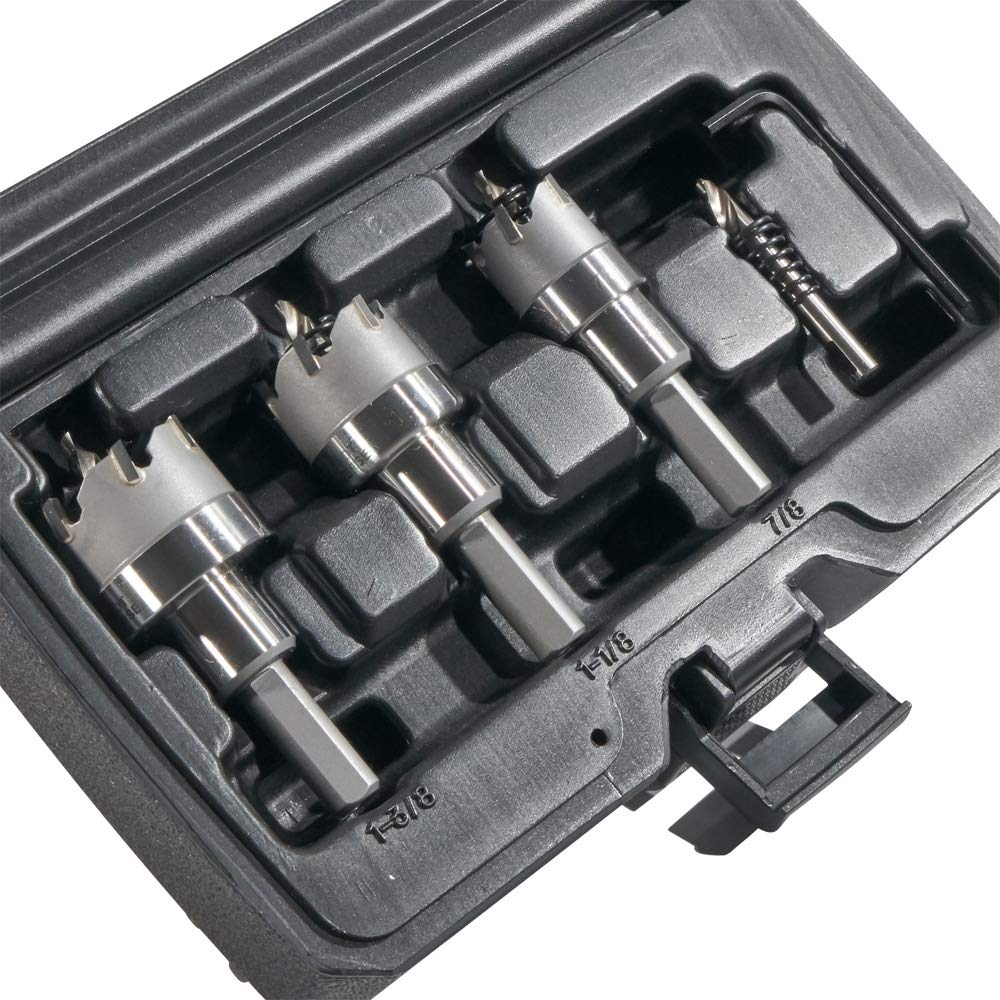 Klein Tools 31872 Heavy-Duty Hole Cutter Kit, 4-Piece