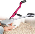 Kneeless Carpet Stretcher, Fit Laying Tool w/Soft Rubber Handle and Grippers, Knee Kicker Kit, DIY Use, Essential
