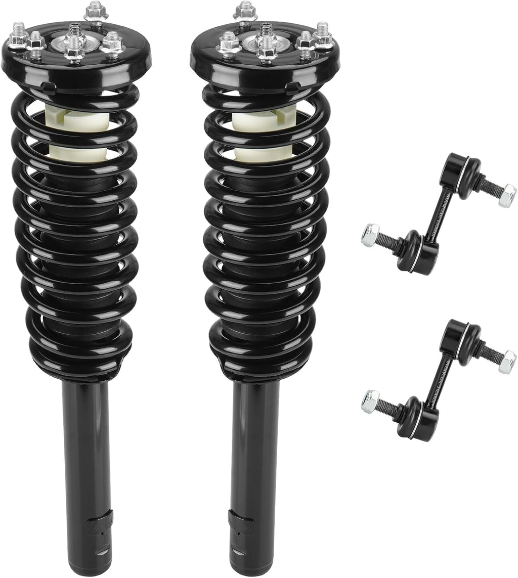 Front Struts Assembly & Sway Bar Links for Honda Accord 2003-2007, 4pcs